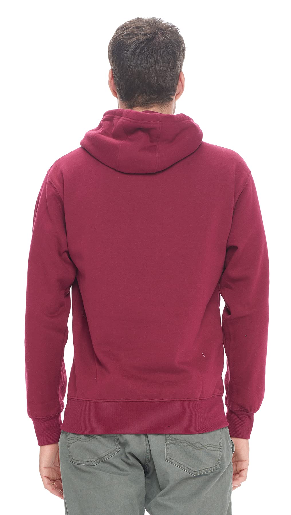 PROGO USA Men’s Casual Pullover Hoodie, Heavyweight Kangaroo Pocket Pullover Sweatshirt for Men - Image 3