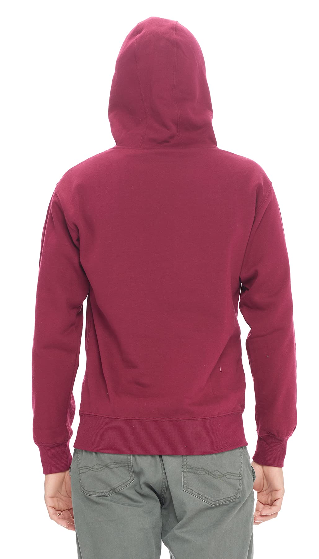 PROGO USA Men’s Casual Pullover Hoodie, Heavyweight Kangaroo Pocket Pullover Sweatshirt for Men - Image 4