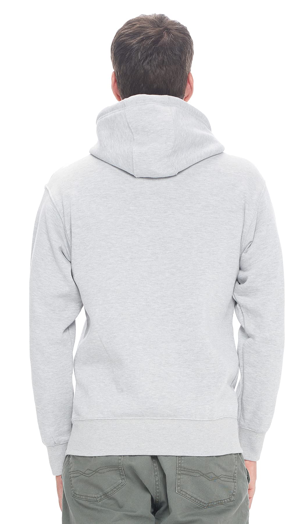 PROGO USA Men’s Casual Pullover Hoodie, Heavyweight Kangaroo Pocket Pullover Sweatshirt for Men - Image 3