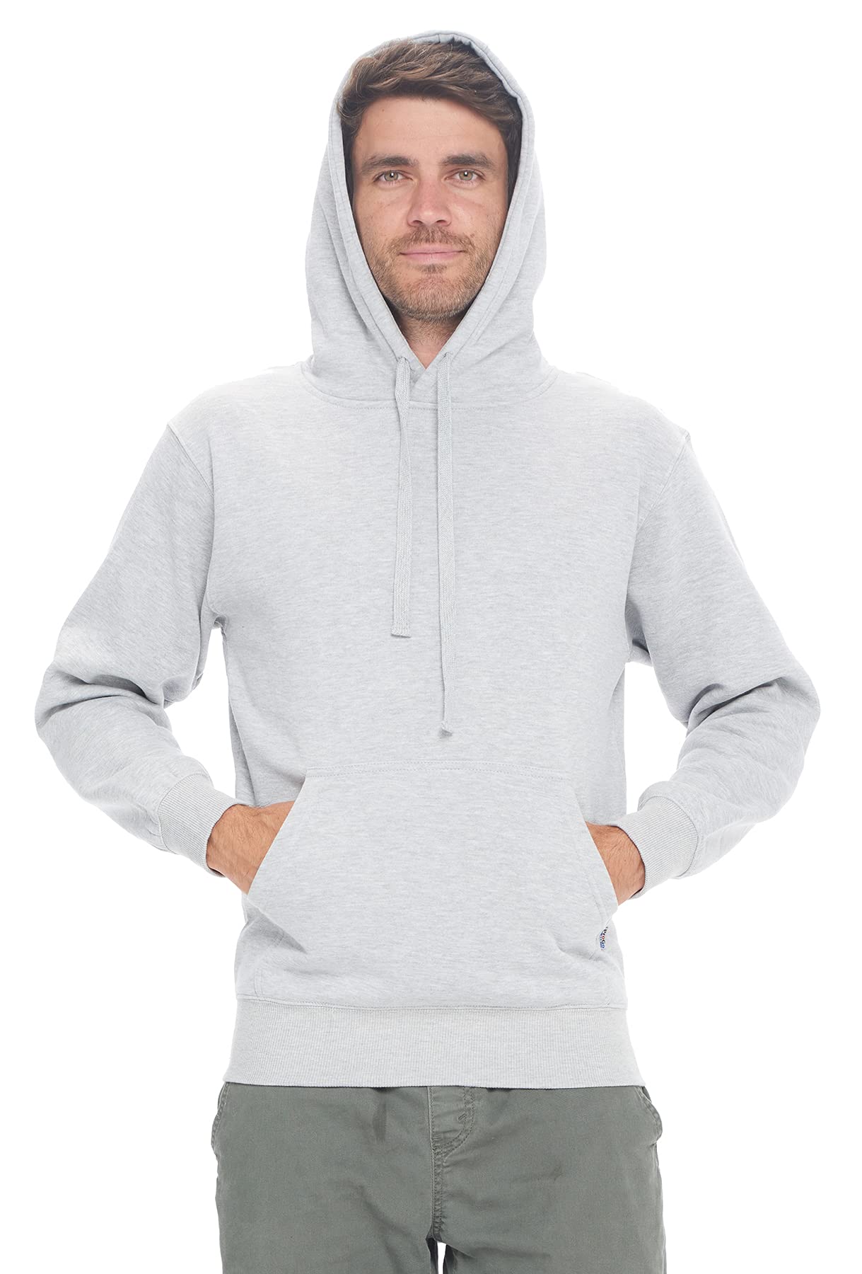 PROGO USA Men’s Casual Pullover Hoodie, Heavyweight Kangaroo Pocket Pullover Sweatshirt for Men - Image 5