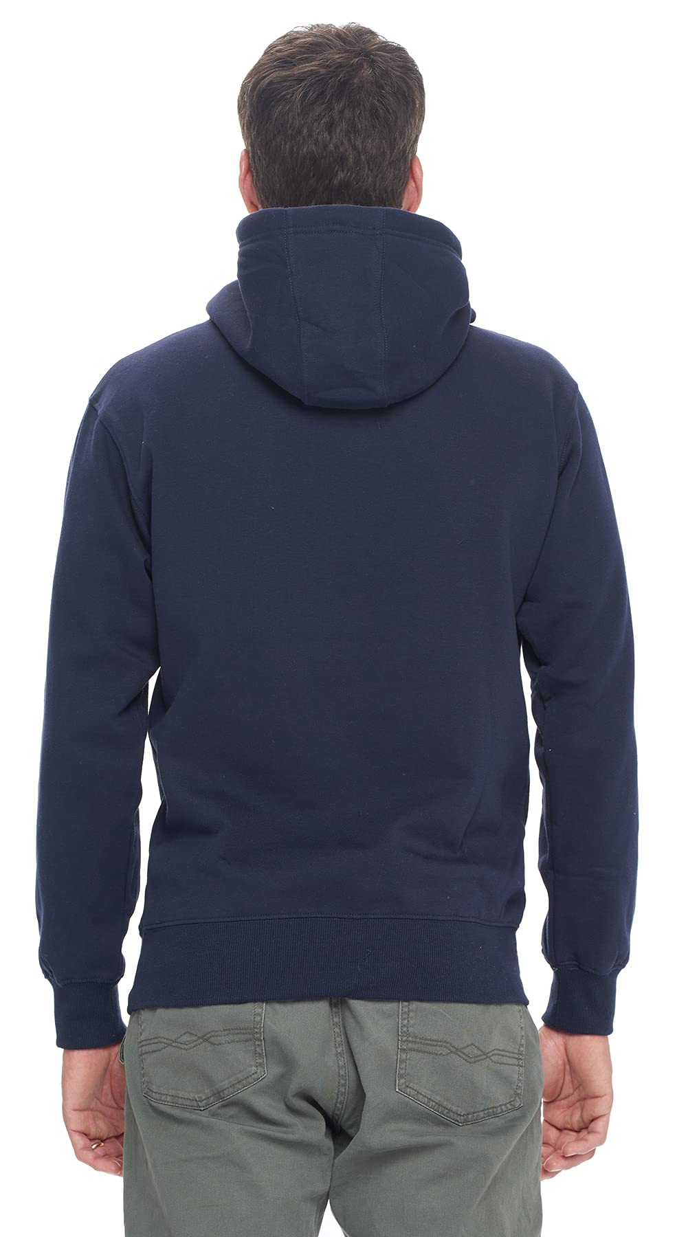 PROGO USA Men’s Casual Pullover Hoodie, Heavyweight Kangaroo Pocket Pullover Sweatshirt for Men - Image 3