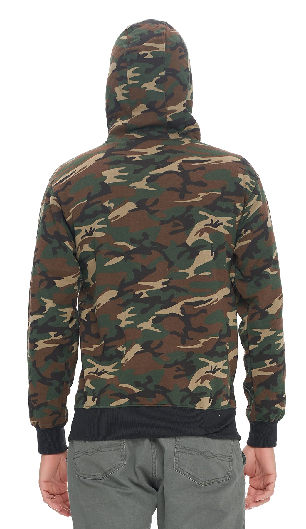 PROGO USA Men’s Casual Pullover Hoodie, Heavyweight Kangaroo Pocket Pullover Sweatshirt for Men - Image 4