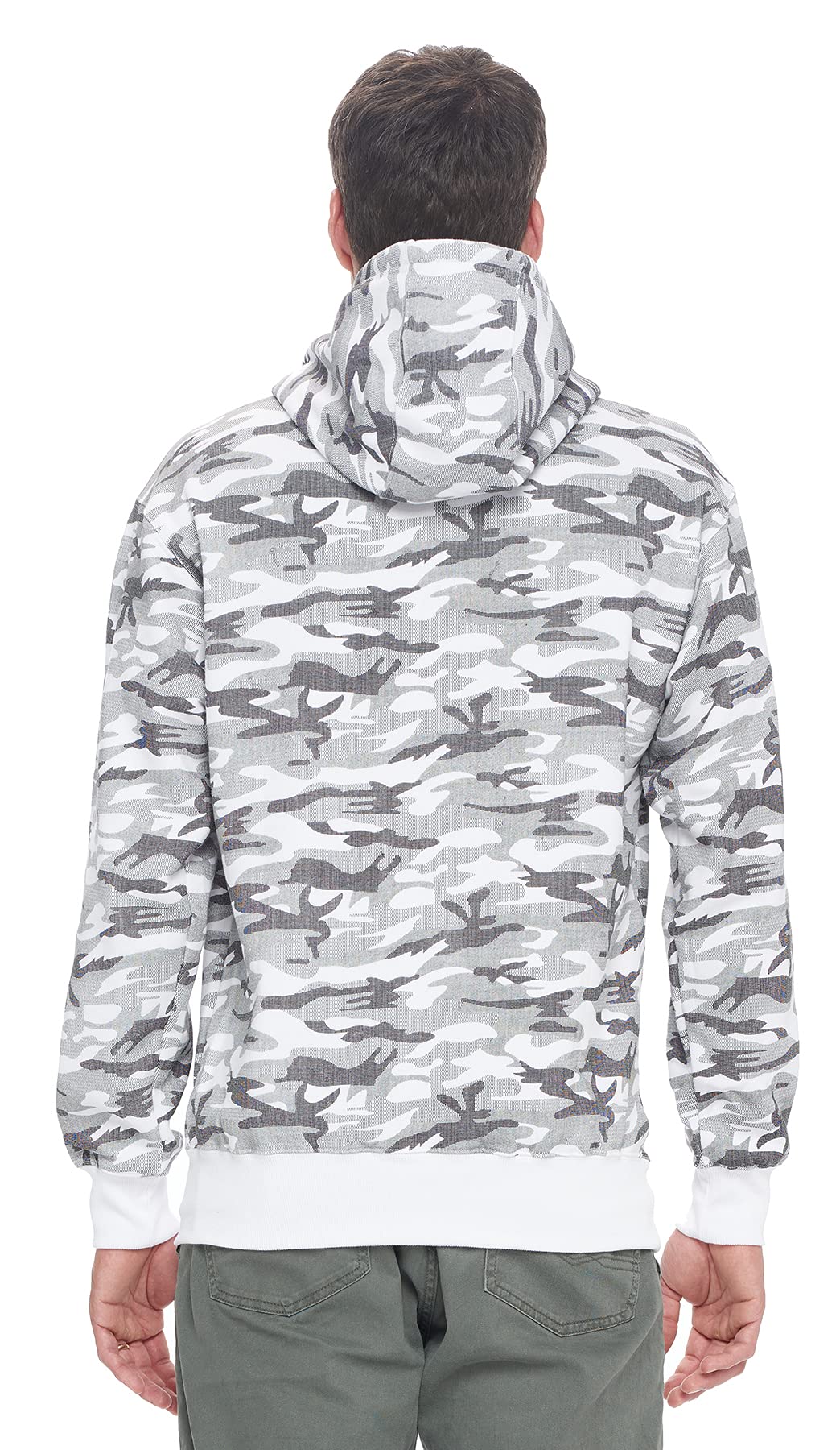 PROGO USA Men’s Casual Pullover Hoodie, Heavyweight Kangaroo Pocket Pullover Sweatshirt for Men - Image 3