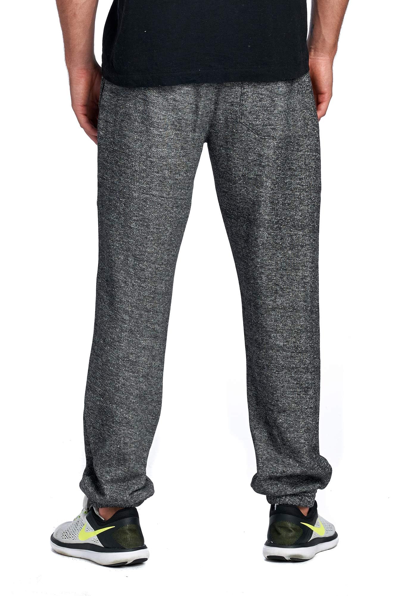 PROGO USA Men's Closed Bottom Casual Relaxed Fit Fleece Sweatpants with Elastic Waist - Image 4