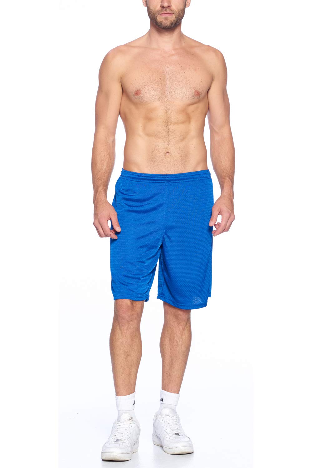 PROGO USA Men's Mesh Shorts with Pockets - Lightweight Fashion - Gym Workout Basketball Running Yoga - Moisture Wicking - Image 5