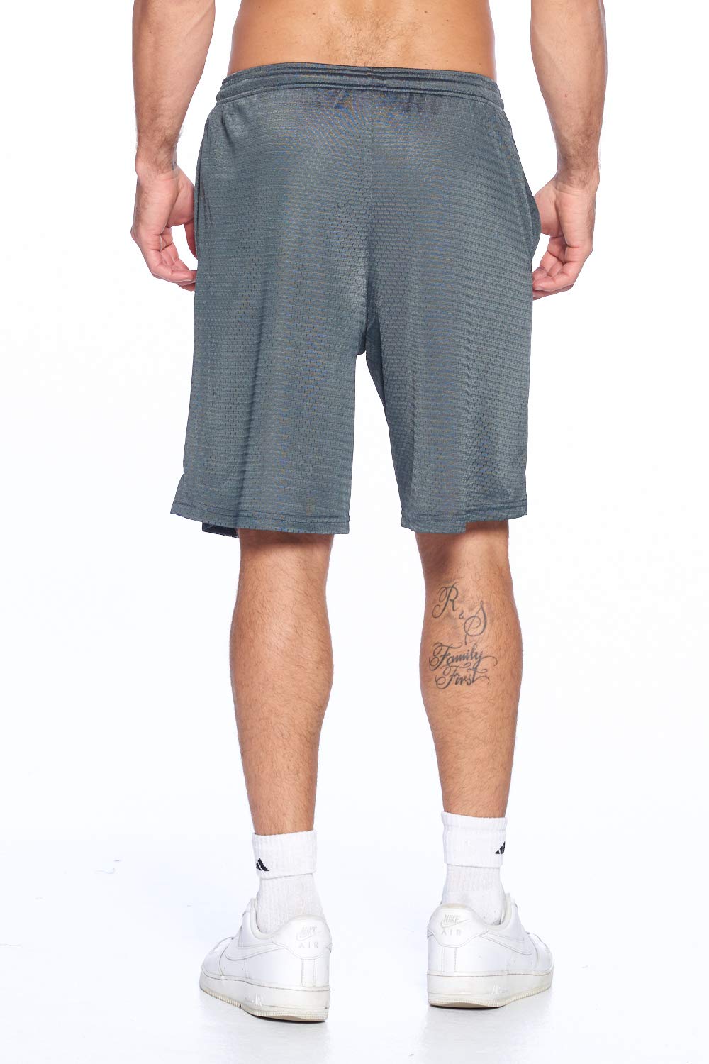 PROGO USA Men's Mesh Shorts with Pockets - Lightweight Fashion - Gym Workout Basketball Running Yoga - Moisture Wicking - Image 4