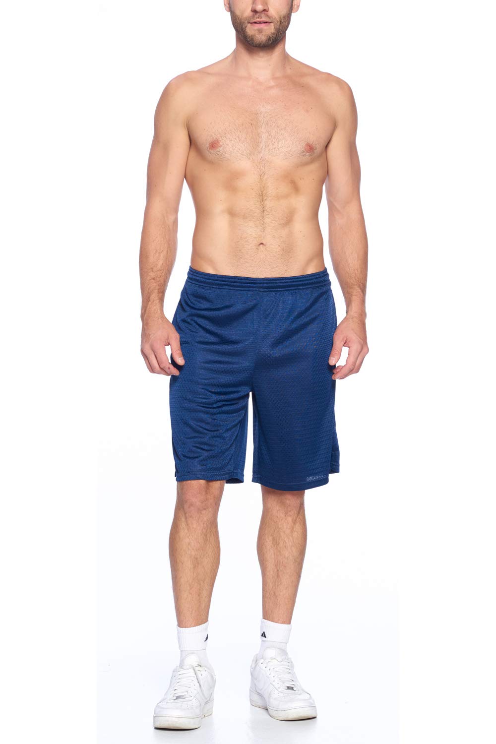 PROGO USA Men's Mesh Shorts with Pockets - Lightweight Fashion - Gym Workout Basketball Running Yoga - Moisture Wicking - Image 5