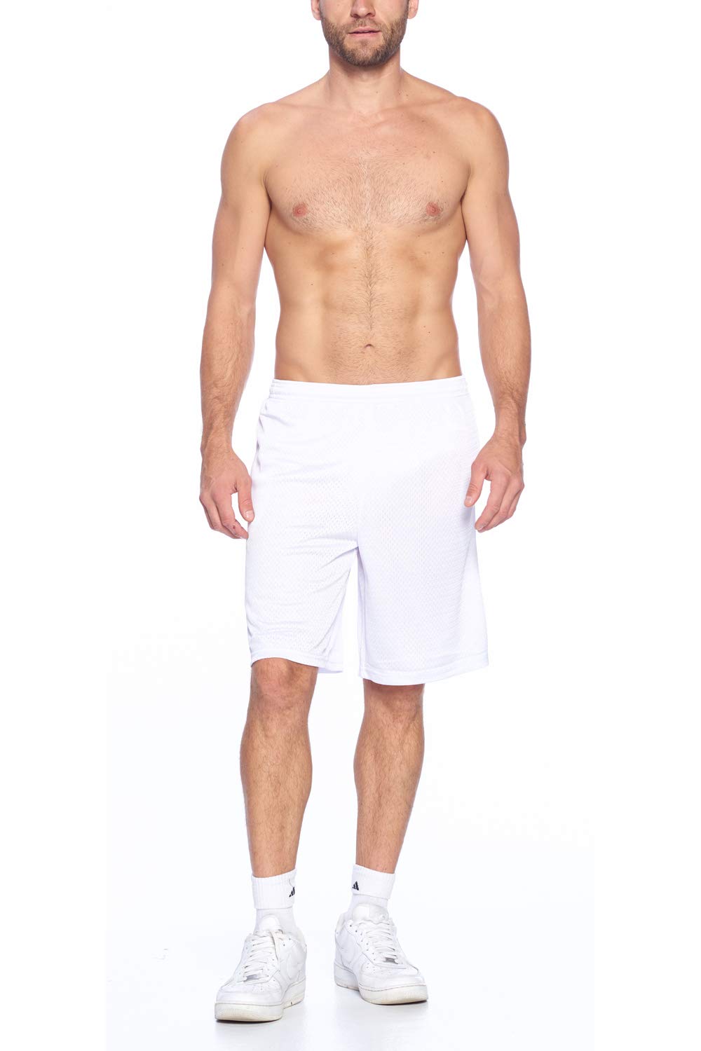 PROGO USA Men's Mesh Shorts with Pockets - Lightweight Fashion - Gym Workout Basketball Running Yoga - Moisture Wicking - Image 5