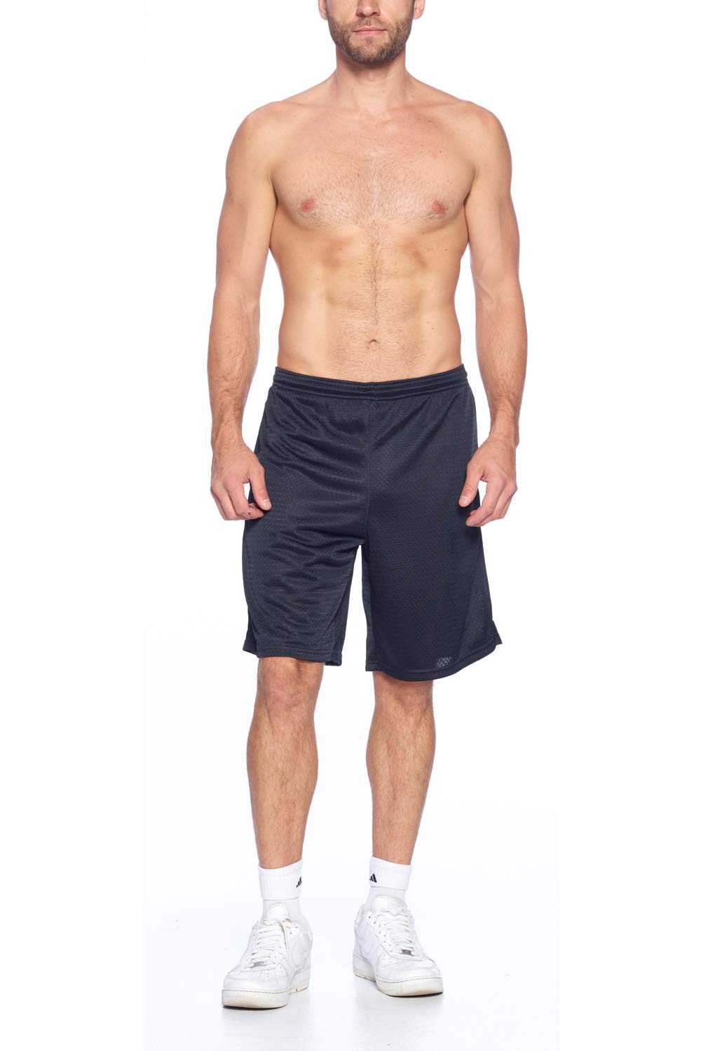 PROGO USA Men's Mesh Shorts with Pockets - Lightweight Fashion - Gym Workout Basketball Running Yoga - Moisture Wicking - Image 5