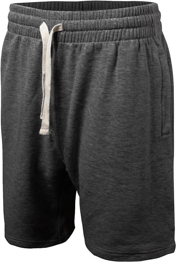 PROGO USA Men’s Shorts – Classic Fleece Workout Shorts - Men Shorts Casual with Elastic Waist - Image 4